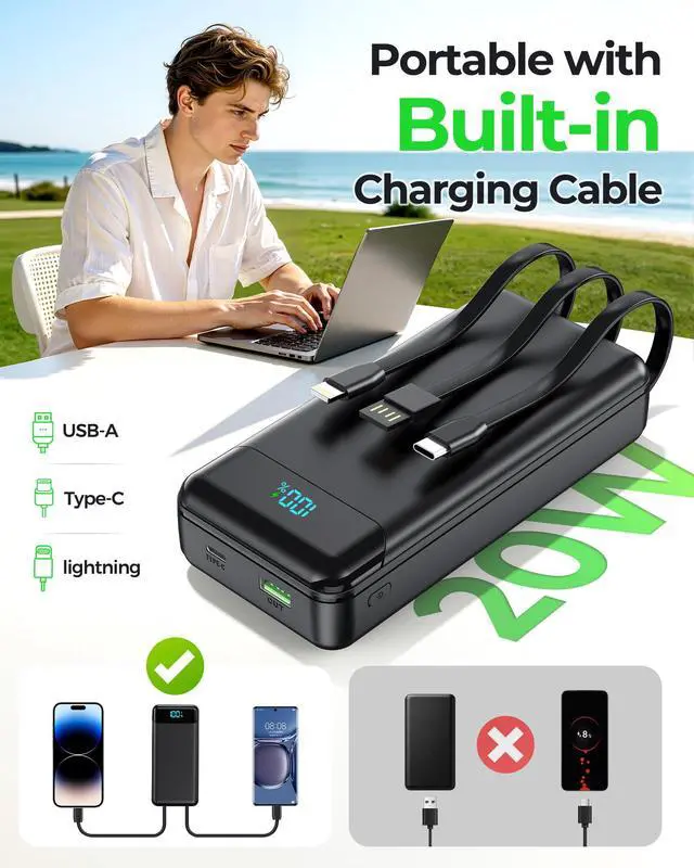 Alt view image 5 of 7 - Power Bank 27000mAh