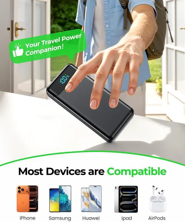 Alt view image 6 of 7 - Power Bank 27000mAh