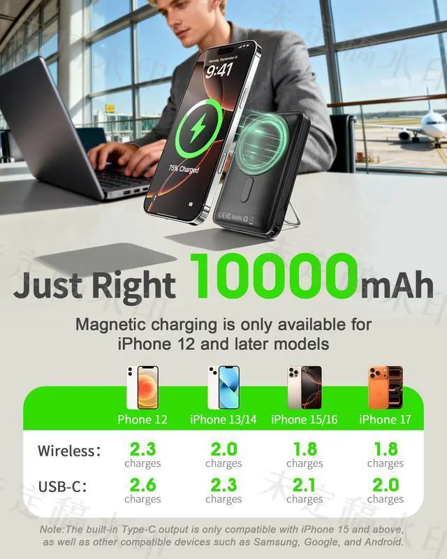 Alt view image 7 of 7 - For Magsafe Power Bank