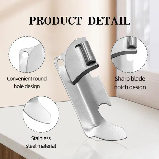 Alt view image 3 of 6 - 3PCS Military-Style Can Opener - Stainless Steel