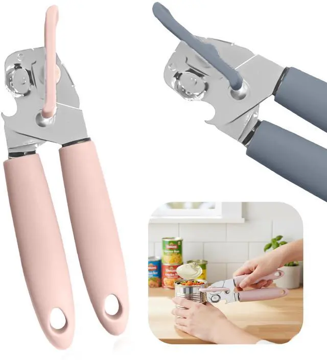 Main image of Natural Soft Grip Tin Opener Stylish Kitchen Tool