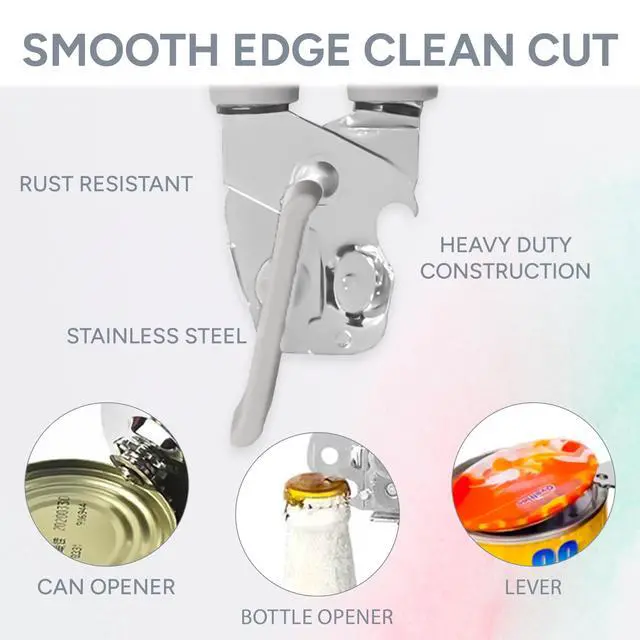 Alt view image 5 of 6 - Natural Soft Grip Tin Opener Stylish Kitchen Tool