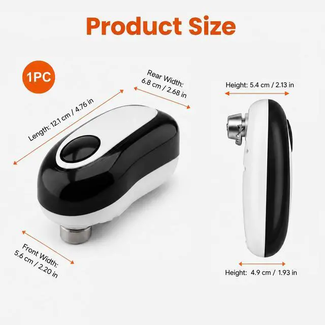 Alt view image 2 of 6 - Electric Can Opener with Auto Off Cut for Arthritic Hands