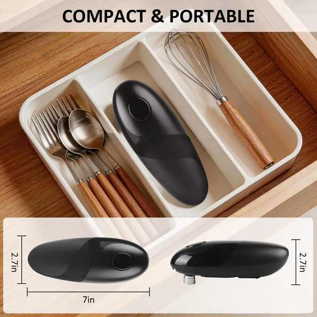Alt view image 4 of 6 - Electric Can Opener One Touch Automatic Tin Opener