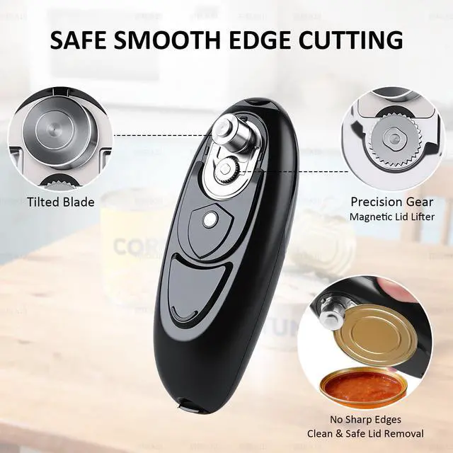 Alt view image 6 of 6 - Electric Can Opener One Touch Automatic Tin Opener
