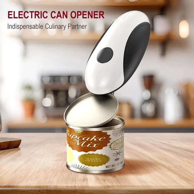 Alt view image 3 of 6 - Rechargeable Electric Can Opener One-Touch Automatic Tin Opener