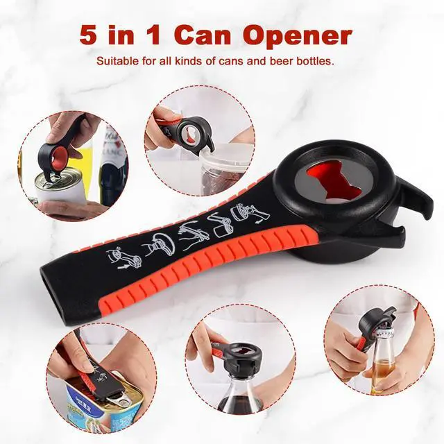 Alt view image 4 of 6 - Jar Opener for Weak Hands - 5 Pack Bottle Openers for Arthritis