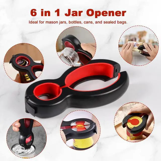 Alt view image 5 of 6 - Jar Opener for Weak Hands - 5 Pack Bottle Openers for Arthritis