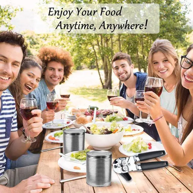 Alt view image 6 of 6 - Tin Openers Can Opener 3-in-1 Stainless Steel Manual Tin Openers