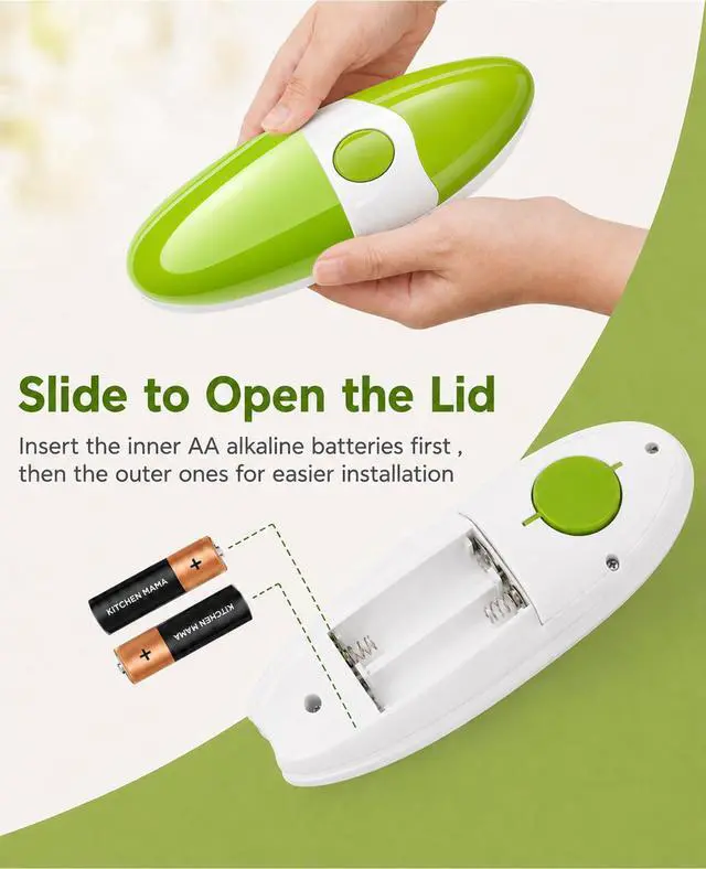 Alt view image 5 of 6 - One-Touch Automatic Tin Opener with Smooth Edge Cutting and Lid Remover