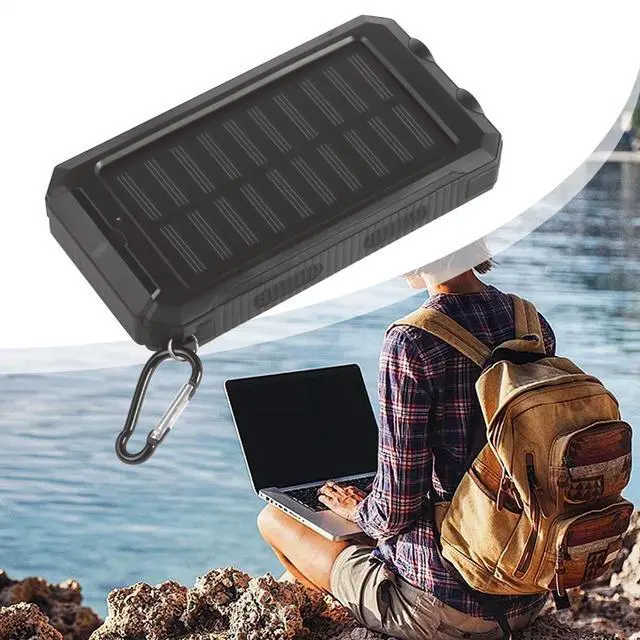 Alt view image 3 of 6 - Solar Portable Charger Portable Charger for Phones