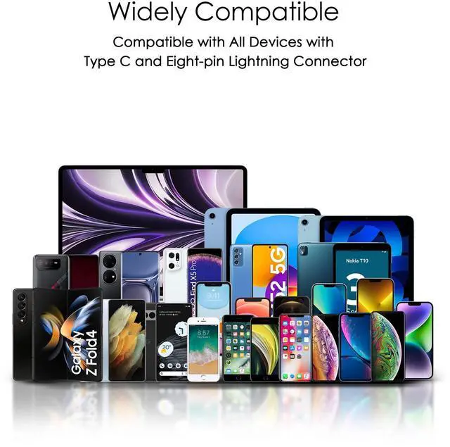 Alt view image 4 of 6 - iPhone Charger 2M Long Lightning Cable 3 Pack