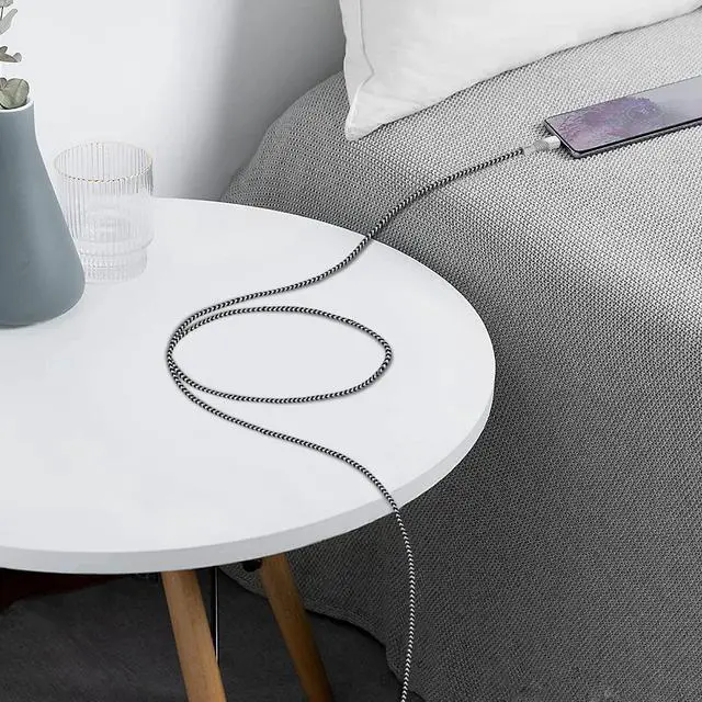 Alt view image 6 of 6 - iPhone Charger 2M Long Lightning Cable 3 Pack