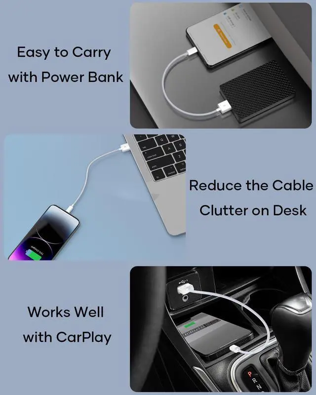 Alt view image 5 of 6 - USB A to Lightning Cable 1M