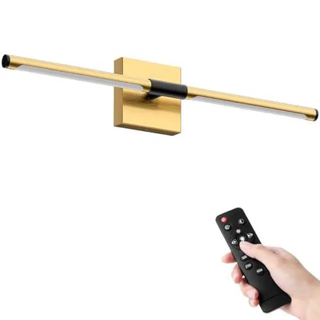 Alt view image 2 of 7 - 24 Inch Modern Bathroom Vanity Light with Rotatable Bar