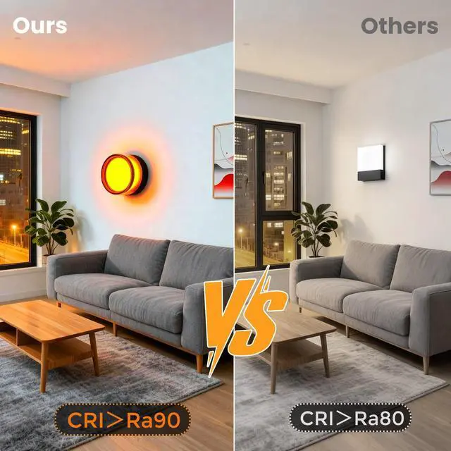 Alt view image 5 of 5 - 9W LED Wall Light Outdoor & Indoor IP65 Waterproof