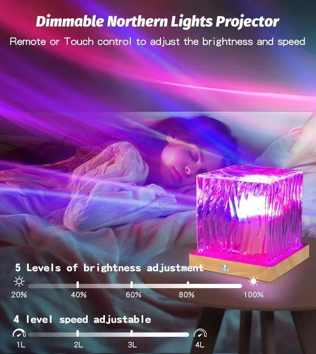 Alt view image 3 of 5 - Northern Lights Aurora Projector Light