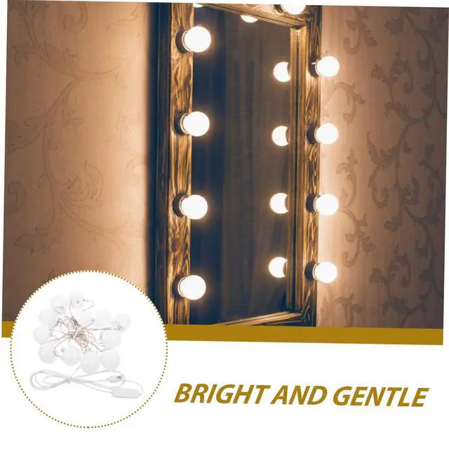 Alt view image 5 of 5 - 12 Pack Mirror Front Light USB Makeup Light
