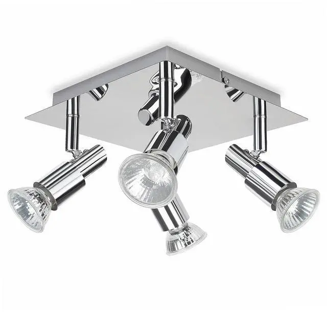 Main image of Adjustable 4 Way Ceiling Spotlight Fitting
