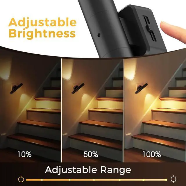 Alt view image 4 of 7 - LED Night Light Plug in Wall Night Lights with Dusk to Dawn Sensor