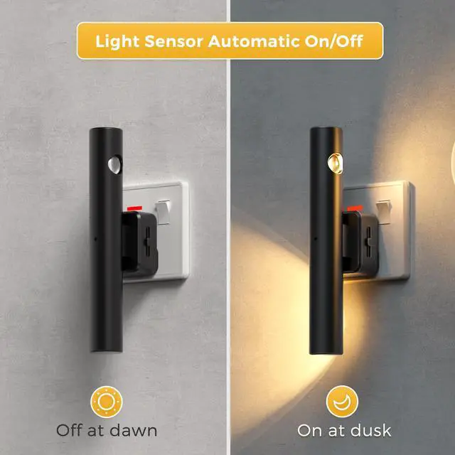 Alt view image 3 of 7 - LED Night Light Plug in Wall Night Lights with Dusk to Dawn Sensor