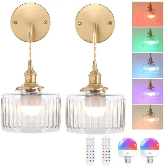 Main image of Battery Operated Wall Light Set of 2