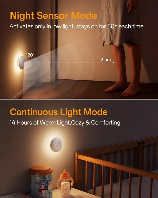 Alt view image 5 of 5 - Motion Sensor Lights Indoor