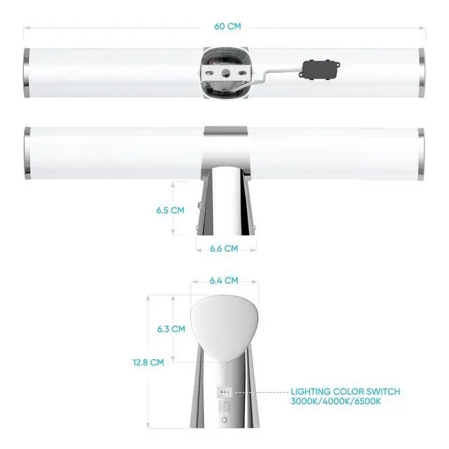 Alt view image 2 of 5 - 15W LED Bathroom Wall Mounted Vanity Over Mirror Light