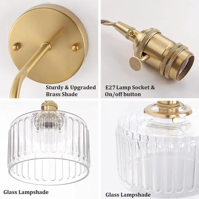 Alt view image 7 of 7 - Battery Operated Wall Light Set of 2