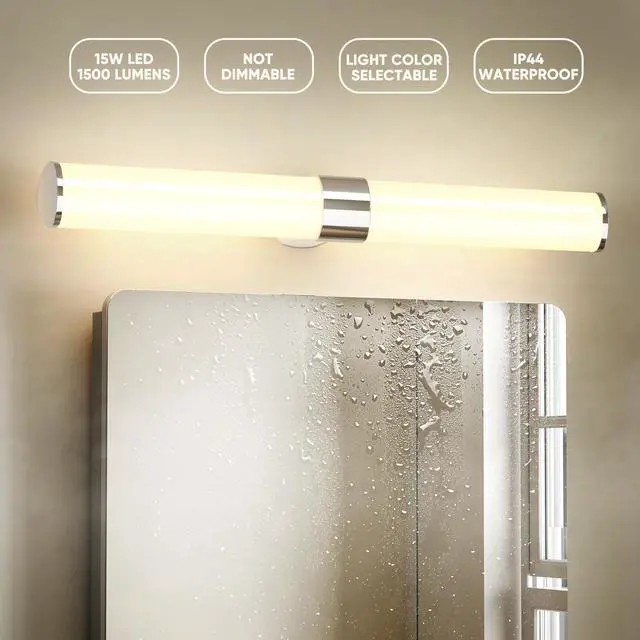 Alt view image 4 of 5 - 15W LED Bathroom Wall Mounted Vanity Over Mirror Light