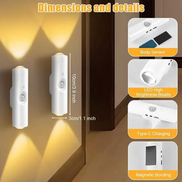 Alt view image 2 of 5 - Motion Sensor Light Indoor