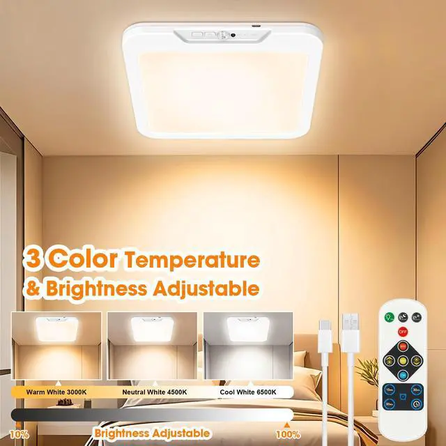 Alt view image 2 of 5 - 2 Pack Motion Sensor Ceiling Light