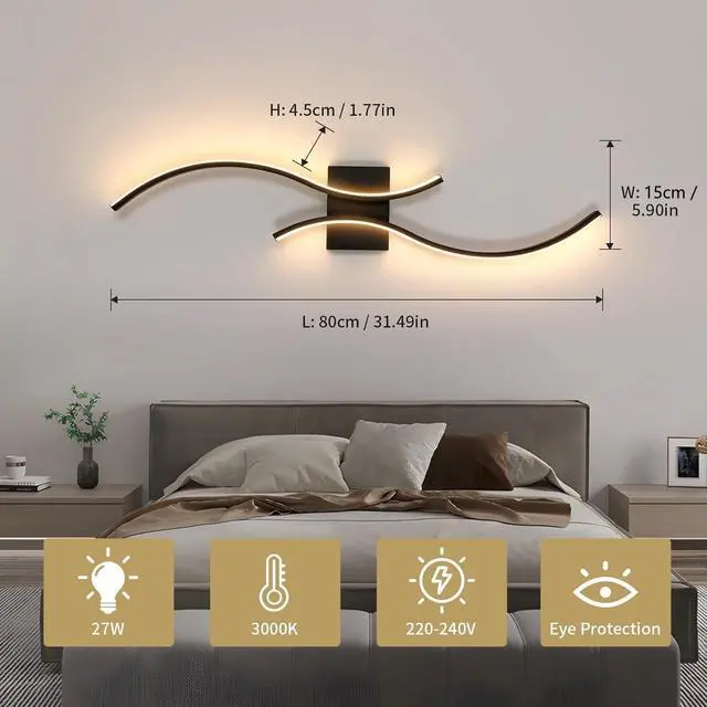 Alt view image 4 of 5 - LED Wall Lights Indoor