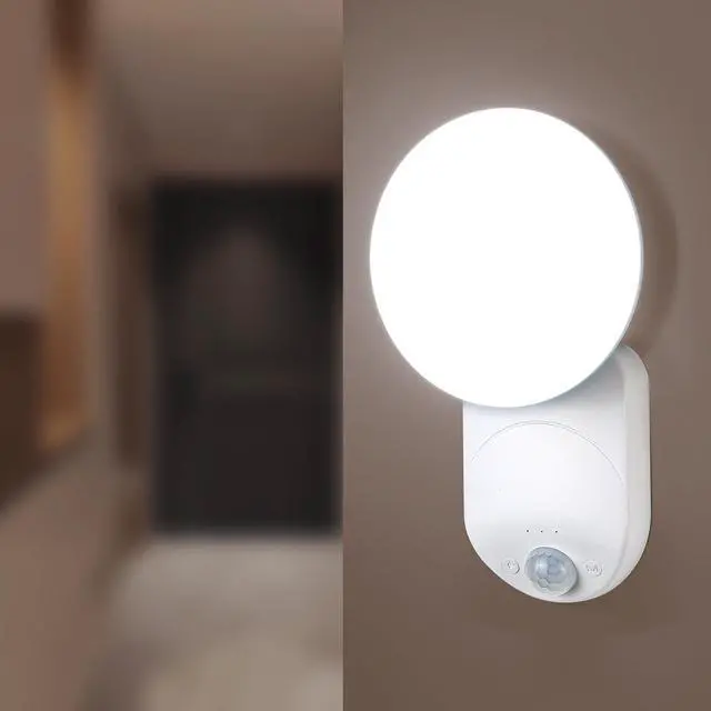 Main image of Rechargeable Motion Sensor Wall Light with Remote