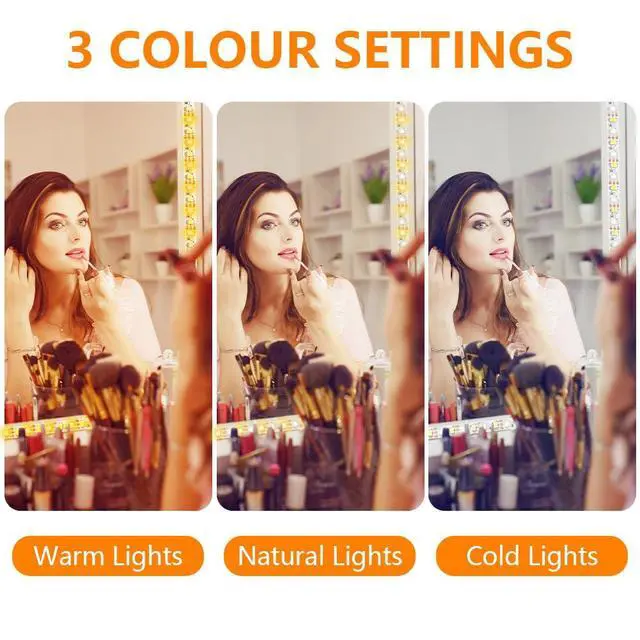 Alt view image 3 of 5 - LED Mirror Light Dimmable LED Mirror Lights
