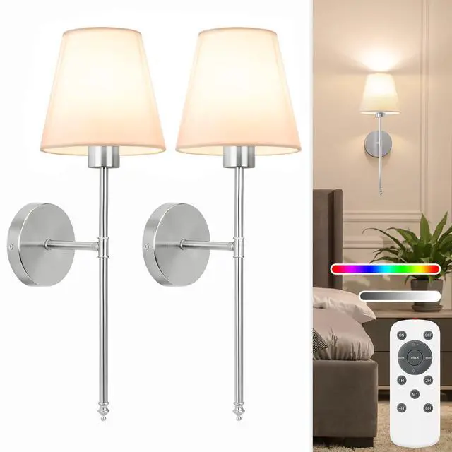 Main image of 19.9 inch Battery Operated Wall Light