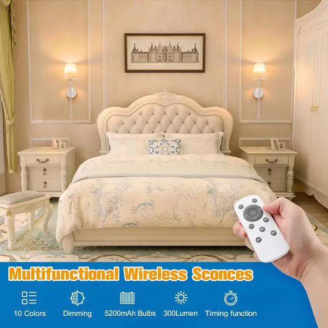 Alt view image 2 of 5 - 19.9 inch Battery Operated Wall Light