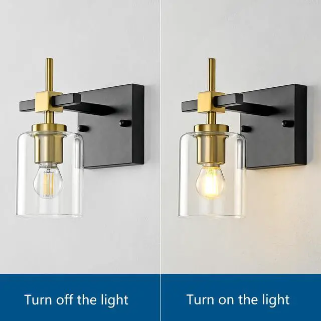 Alt view image 3 of 7 - 1-Lights Bathroom Light Fixture