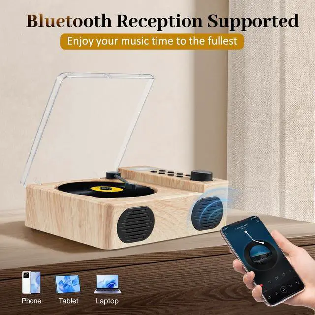 Alt view image 3 of 5 - Personal CD Player with Bluetooth & USB-C Charging