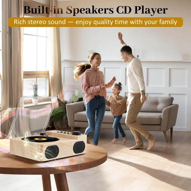 Alt view image 4 of 5 - Personal CD Player with Bluetooth & USB-C Charging