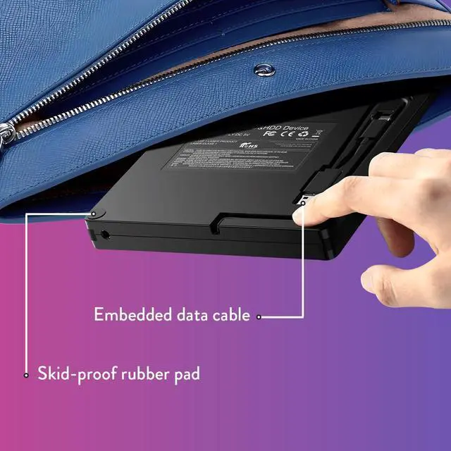 Alt view image 3 of 5 - External CD DVD Drive for Laptop USB 3.0 Type-C