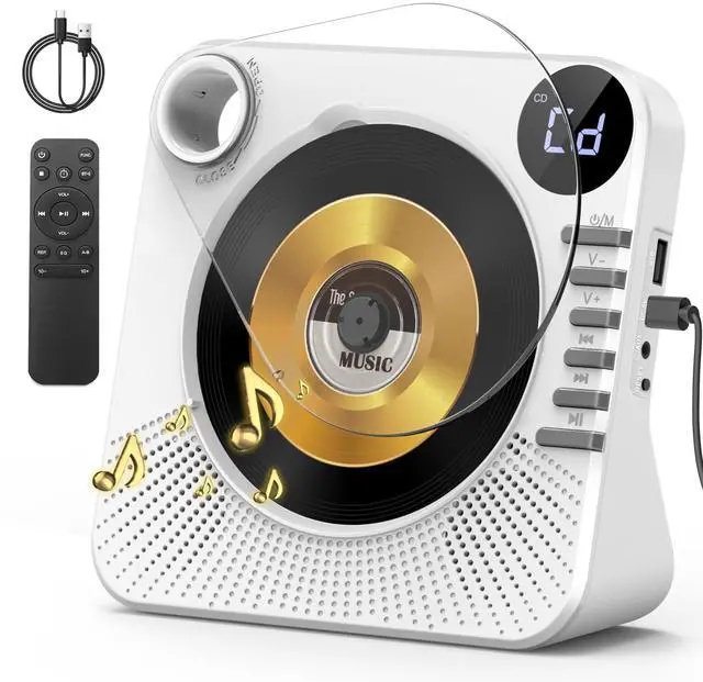 Main image of Portable CD Player with Bluetooth 5.1