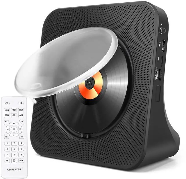 Main image of Portable CD Player with Speakers Bluetooth Desktop CD Player