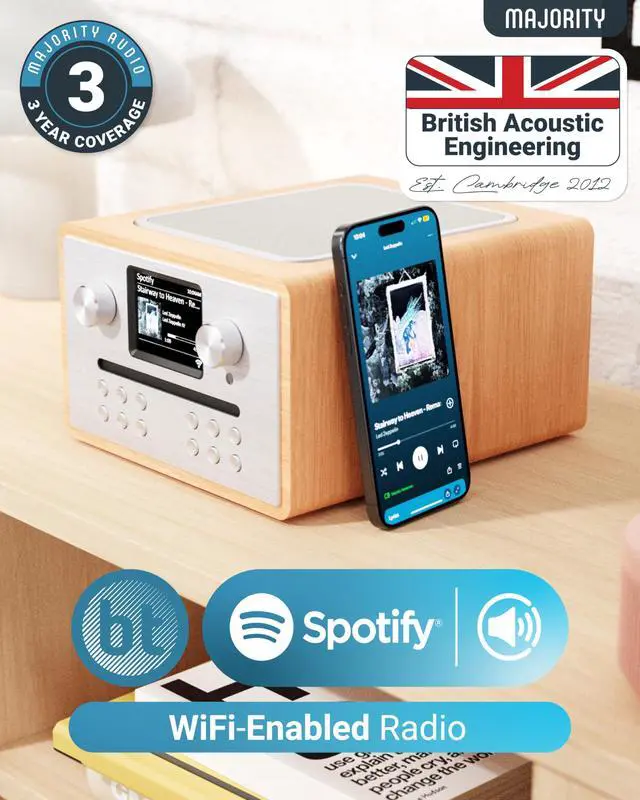 Alt view image 3 of 5 - Internet Radio CD Player and DAB+ | Bluetooth