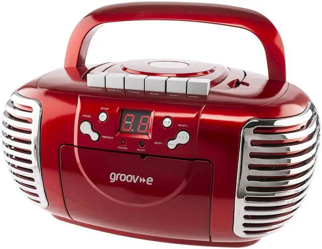 Main image of Retro Boombox CD Player with Cassette
