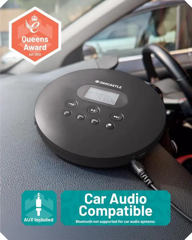 Alt view image 4 of 5 - Rechargeable Bluetooth CD Player 12hr Portable Playtime