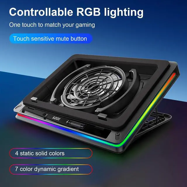 Alt view image 2 of 5 - Gaming Laptop Cooling Pad