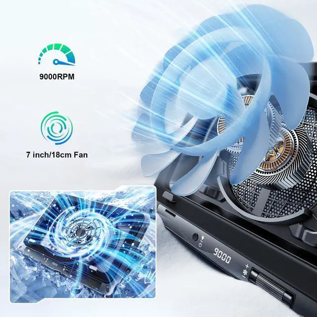 Alt view image 4 of 5 - Gaming Laptop Cooling Pad