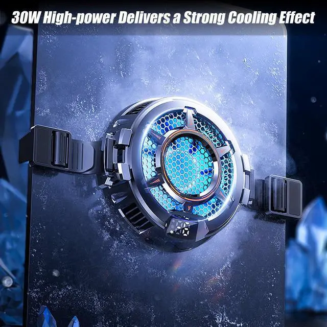 Alt view image 3 of 5 - Magnetic iPad Cooler 30 W Tablet Cooler with 3 Cooling Modes