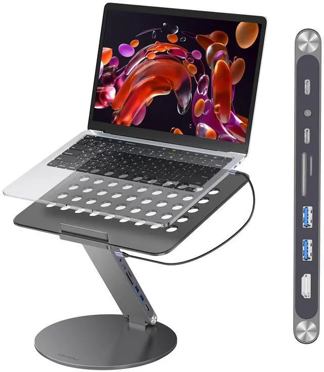 Main image of Laptop Stand with 8-in-1 Docking Station